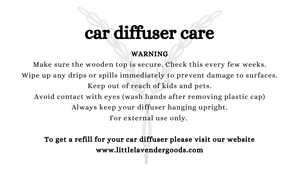 Essential Oil Car Diffuser
